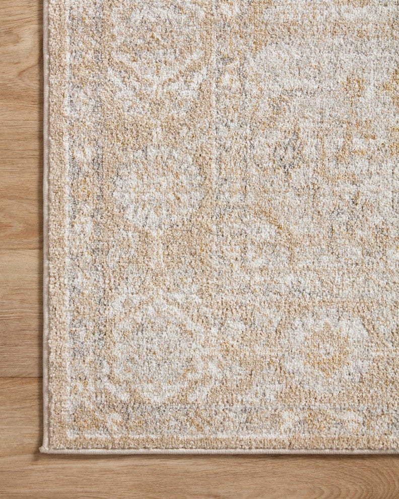 Loloi II Odette Beige / Silver 18" x 18" Sample Rug