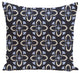 Trumpet Flower Geometric Print Pillow, Bewitching, 20"x20"