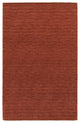 Arista Solid Red Hand-Crafted Area Rug, 2'6"x8'