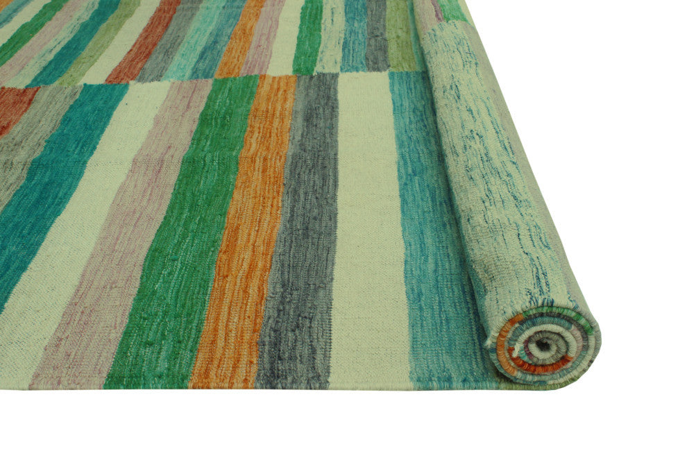 Winchester Kilim Arzu Ivory/Rust Rug, 8'3x11'6