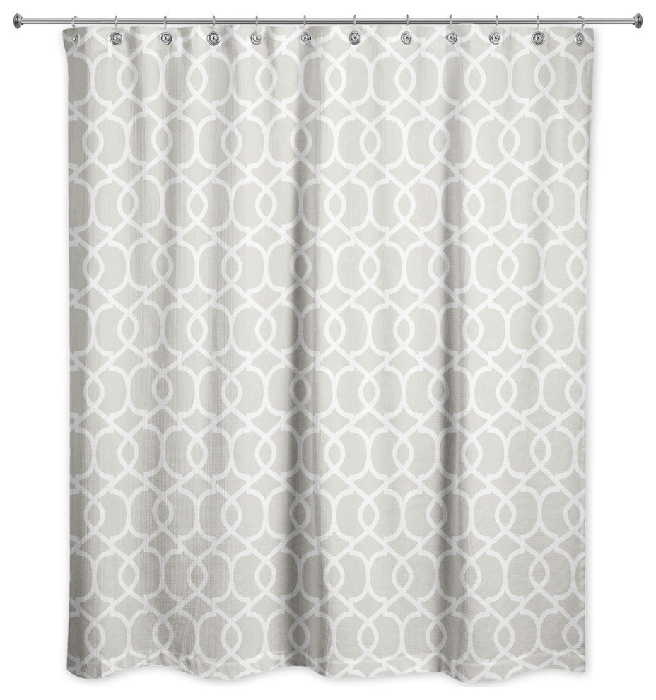 Lattice Link 4 71x74 Shower Curtain