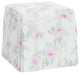 Rachel Ashwell Storage Ottoman, Sc Royal Bouquet Pink