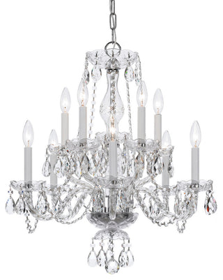 Crystorama Traditional Crystal 10-Light Chandelier