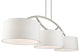 Brushed Nickel Timeless, Transitional, Linear Chandelier