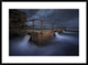 "Dark Night" Framed Digital Print by Jingshu Zhu, 38"x28"