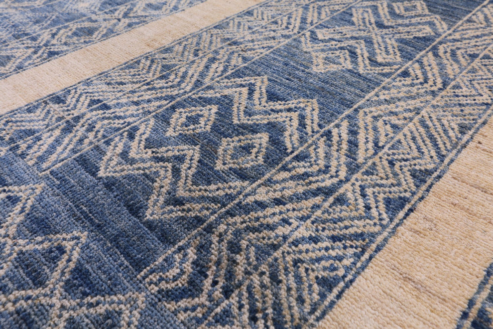 Hand Knotted Navajo Gabbeh Rug 8' 9" X 11' 9" Q6568