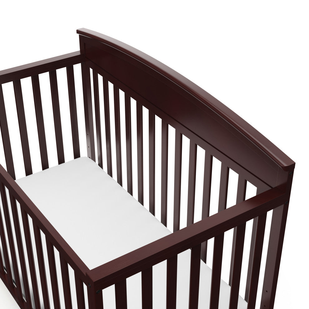 Graco Benton 5-in-1 Convertible Crib, Espresso, Converts to Toddler Bed