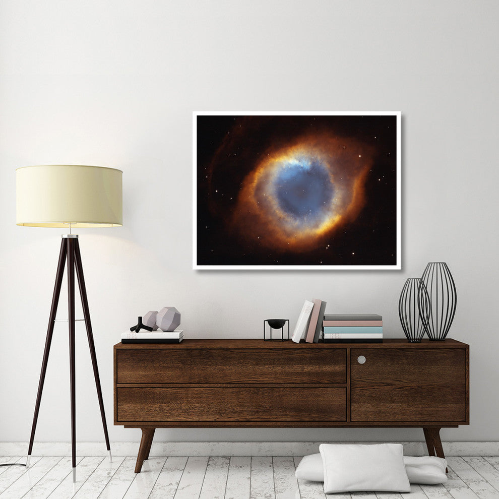 "Helix Nebula - a Gaseous Envelope Expelled By a Dying Star" Paper Art, 50"x38"