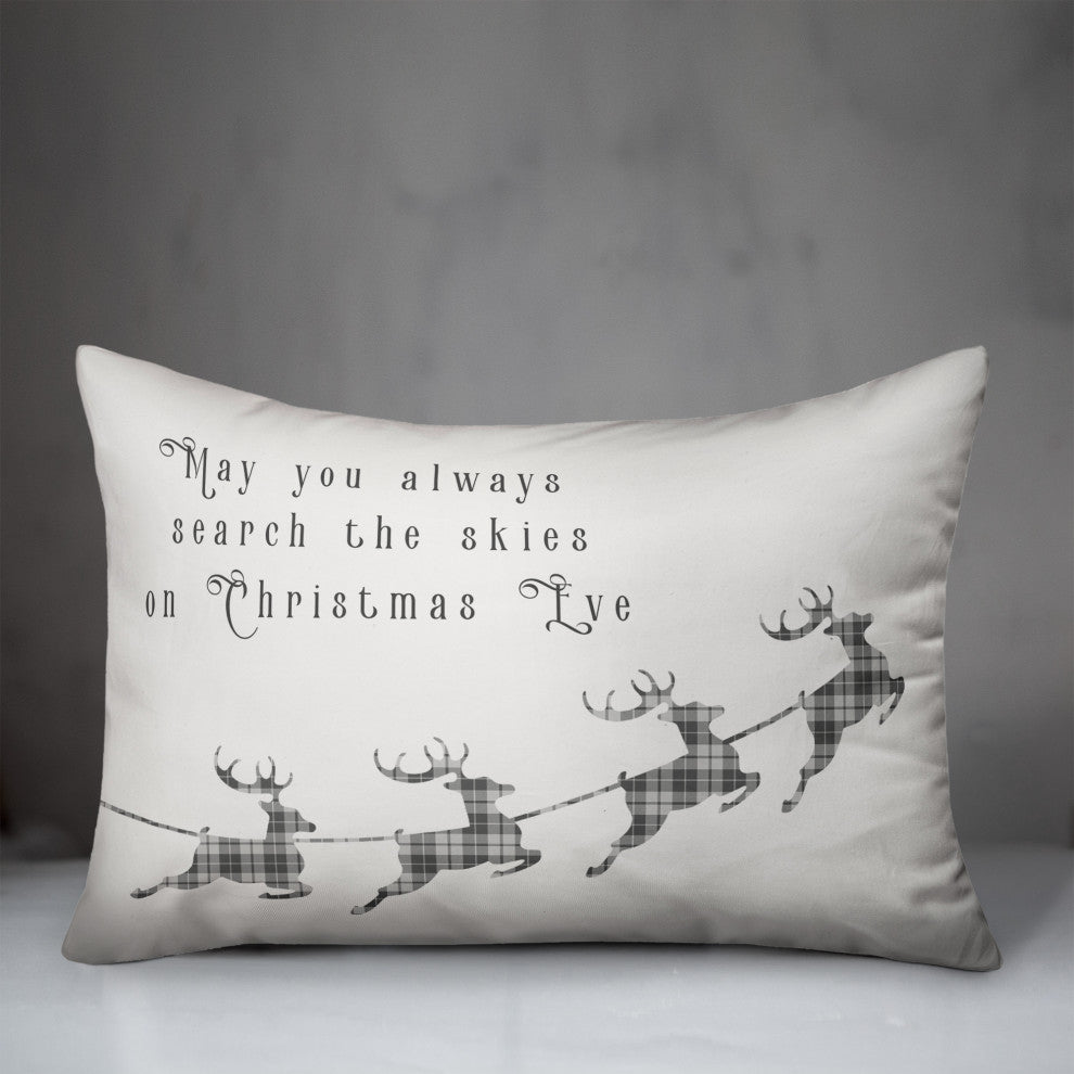 Reindeer Sky 20x14 Indoor/Outdoor Pillow