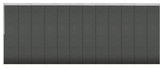 Koala Gray 12-Panel Track Extendable Vertical Blinds 140-260"W