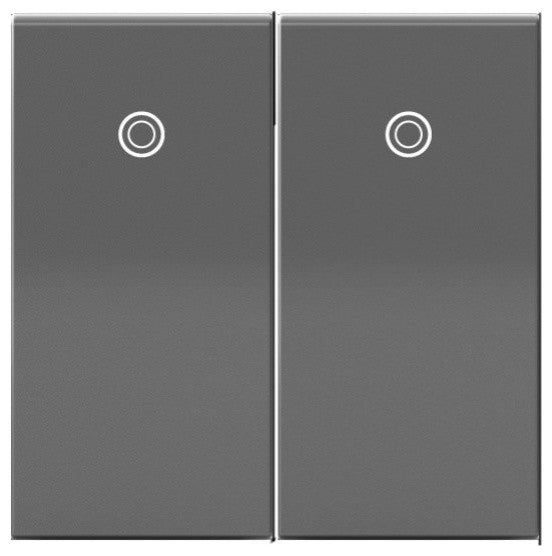 Adorne Half-Size Paddle Switch, Magnesium, Lamping Info: 15amps - 277v