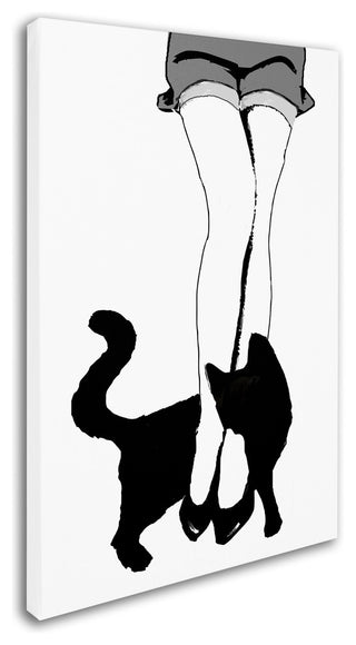 Color Bakery 'Black Cat' Canvas Art, 16"x24"