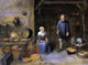 Gillis Van Tilborgh Barn Interior, 21"x28" Gallery Wrapped Canvas Print