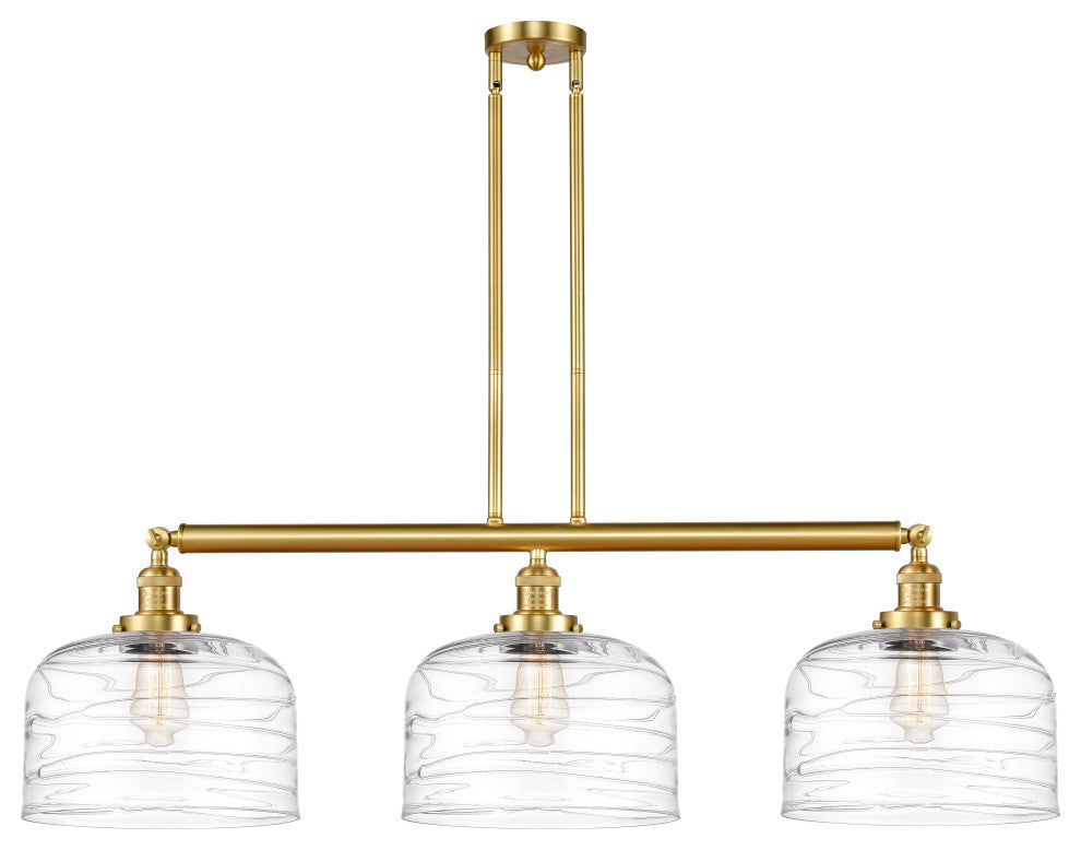 Innovations Bell LED XL Island Light 213-SG-G713-L-LED, Satin Gold