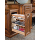 Wood Vanity Pull Out Organizer With Soft Close, 25.56"