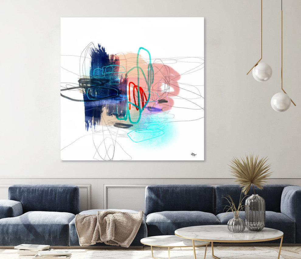 Loving Life III - 84 x 84 by Lisa Ridgers