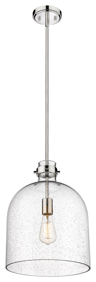 Zlite 817-12PN 1-Light Pendant, Clear Seedy