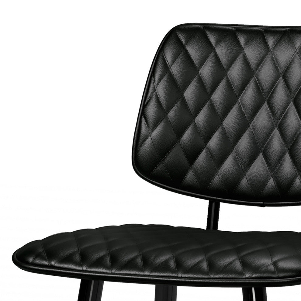 Raya Counter Height Stool, Set of 2, Black