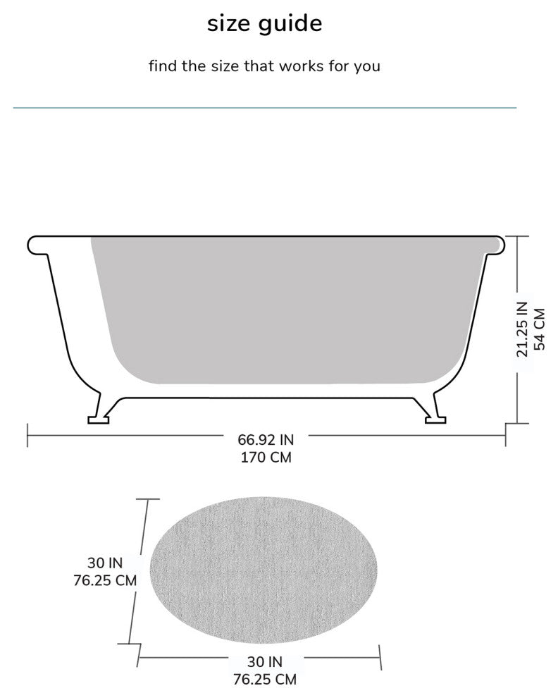 Hartley Machine Tufted Bath Mat, Beige, 30"x30"