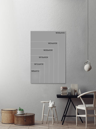 "Dynamic Pair" Painting Print on Wrapped Canvas, 16x24