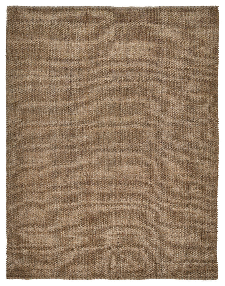 Weave & Wander Siona Space Dyed Flatweave Rug, Brown, 10' X 14'