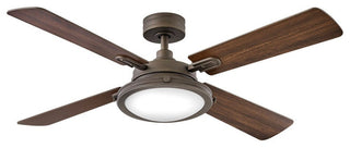 Hinkley Collier 54" Integrated LED Indoor Ceiling Fan, Metallic Matte Bronze