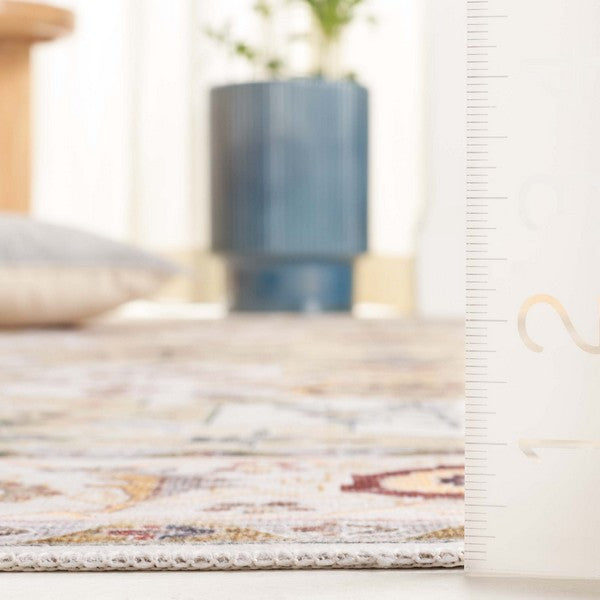 Safavieh Arizona Machine-Washable Collection ARZ126 Rug, Light Green/Beige, 2'6"x8'