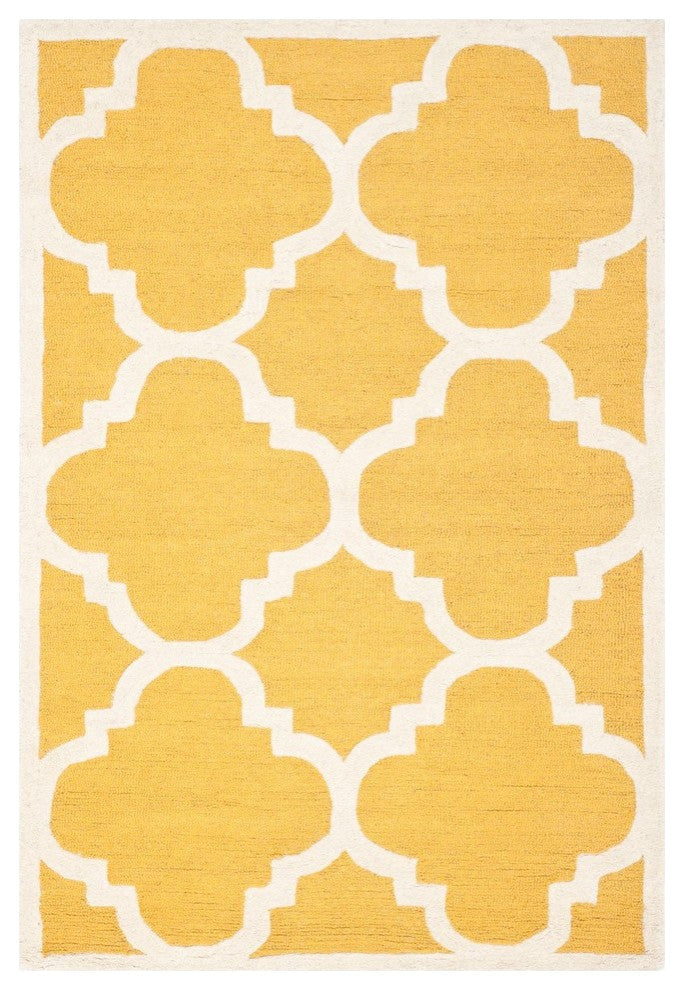 Safavieh Cambridge CAM140Q 8'' Round Gold Rug