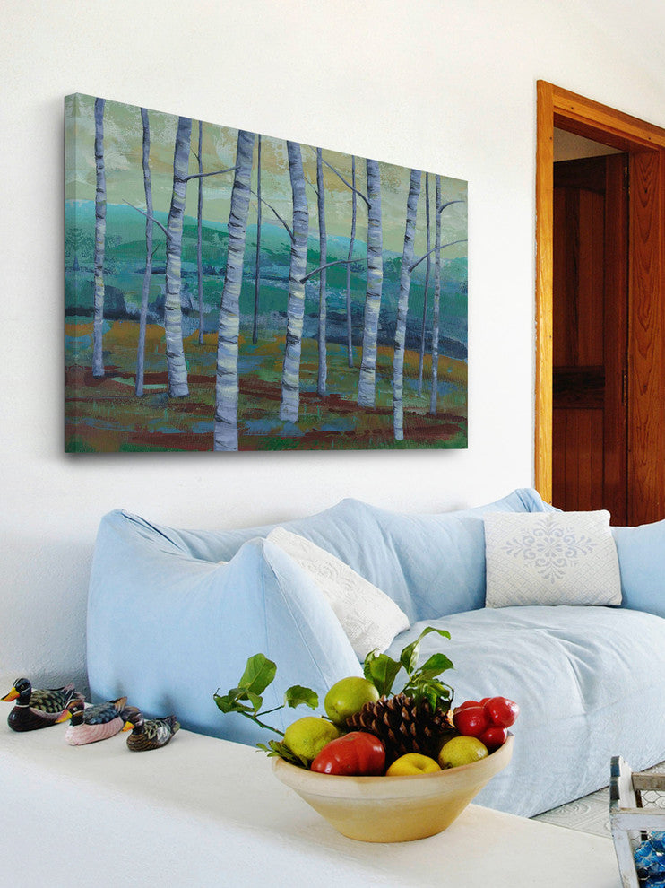 "Twilight Grove II" Painting Print on Canvas by Julie Joy