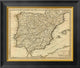 "Spain, Portugal, 1812" Framed Canvas Giclee by Aaron Arrowsmith, 20x17"