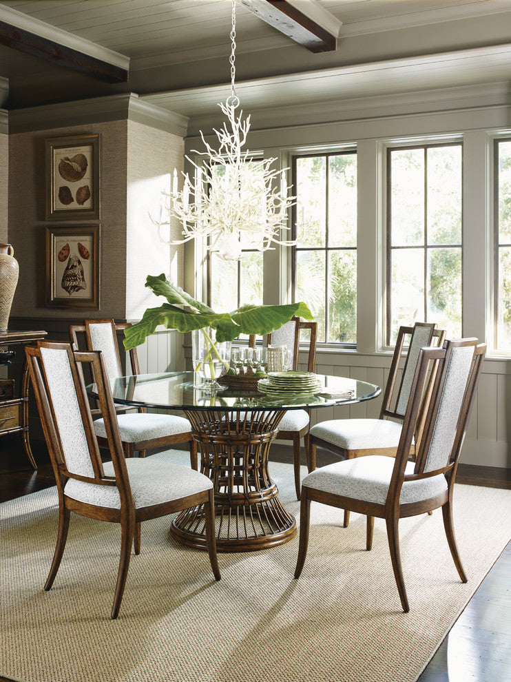 Latitude Dining Table With 60" Glass Top