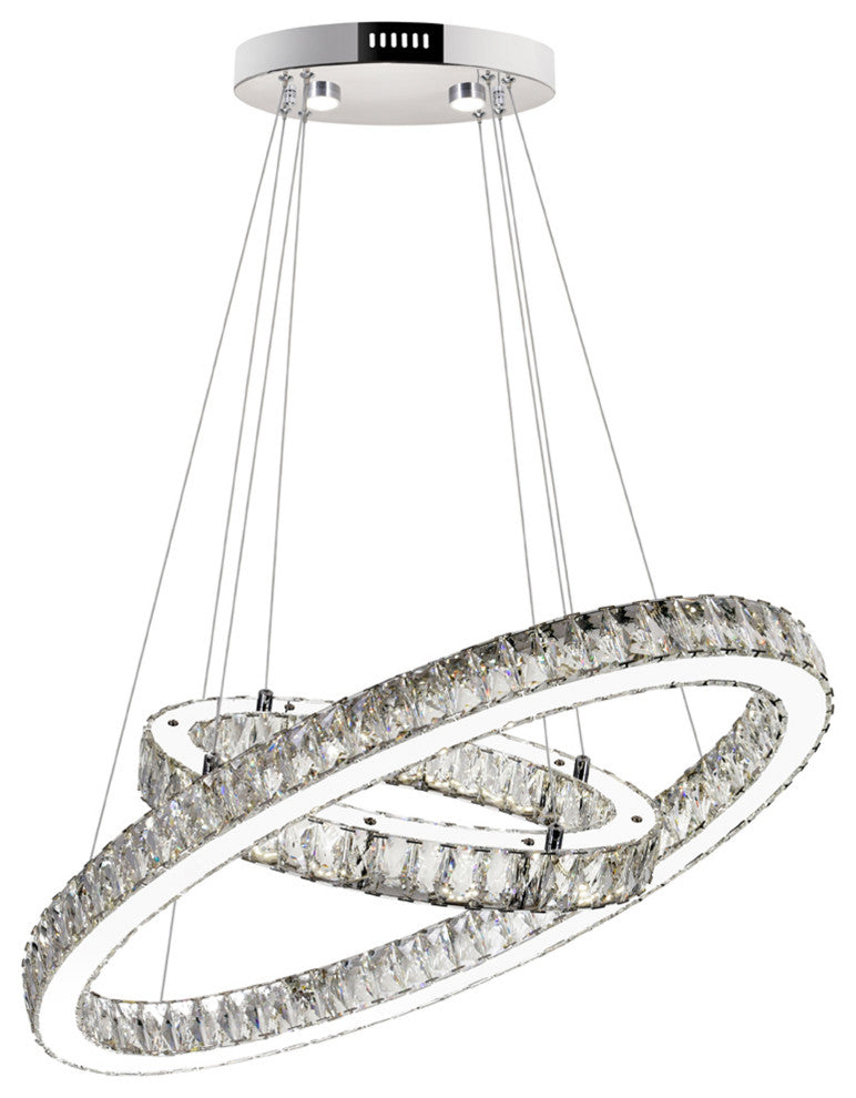 Florence LED Chandelier With Chrome Finish