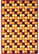 Kid Essentials Rug, Roundabout, 5'4"x7'8", Red