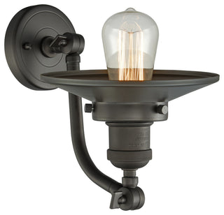 Railroad 1-Light Sconce, Oil Rubbed Bronze, Incandescent