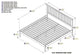 Mission Open Foot Bed, Espresso, Twin Xl