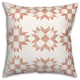 Peach Barn Star Pillow 18x18 Spun Poly Pillow