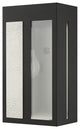 Black Contemporary, Nautical, Sophisticated Outdoor Wall Lantern