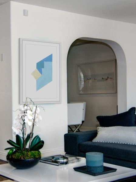 "Parallelogram" Framed Painting Print, 12"x18"
