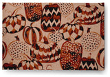 Pumpkins Galore Fall Design Chenille Area Rug, Almond, 4'x6'