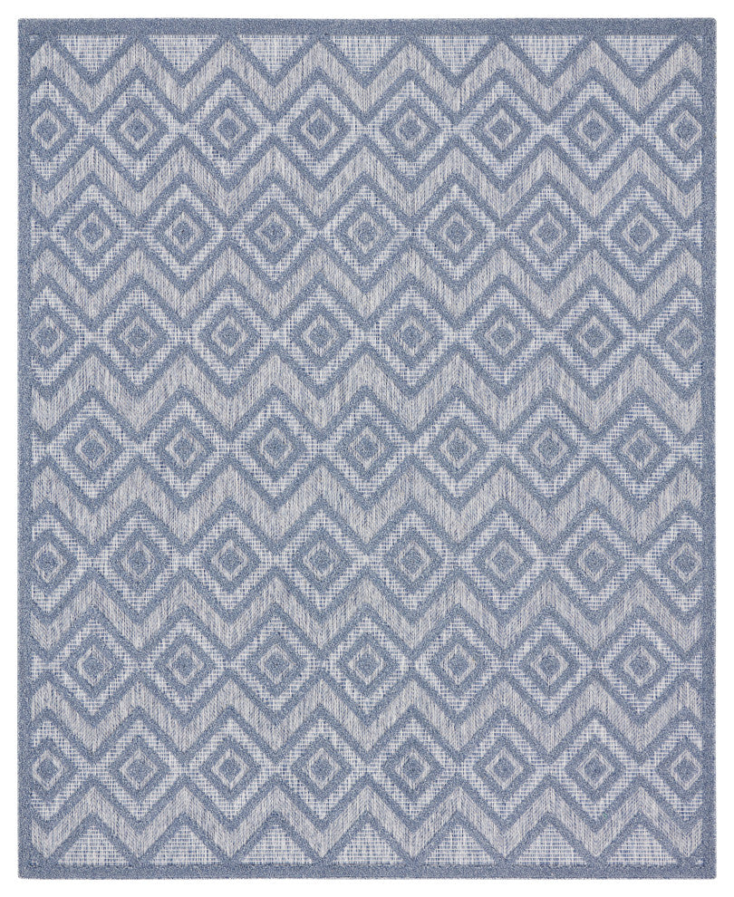Nourison Versatile 8' x 10' Denim Blue Modern Area Rug