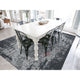 Arsenic Gray, Wool and Silk, Erased Heriz Design Hand Knotted Rug, 9'2"x12'