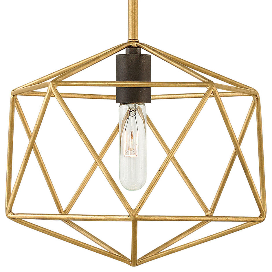 Hinkley Astrid Medium Pendant, Deluxe Gold