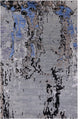 Modern Handmade Wool and Silk Rug 6' 0" X 9' 1"- Q7108