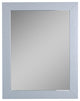 Eviva New York Bathroom Vanity Mirror Full Frame Gray 24X31 Wall Mount