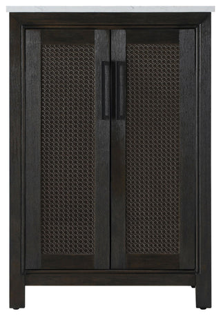 Home Living 24" Single Bathroom Vanity, Chocolate Oak