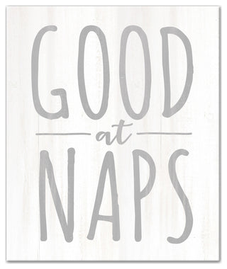 Good At Naps 20x24 Canvas Wall Art