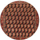Ahgly Company Indoor Round Traditional Area Rugs, 3' Round