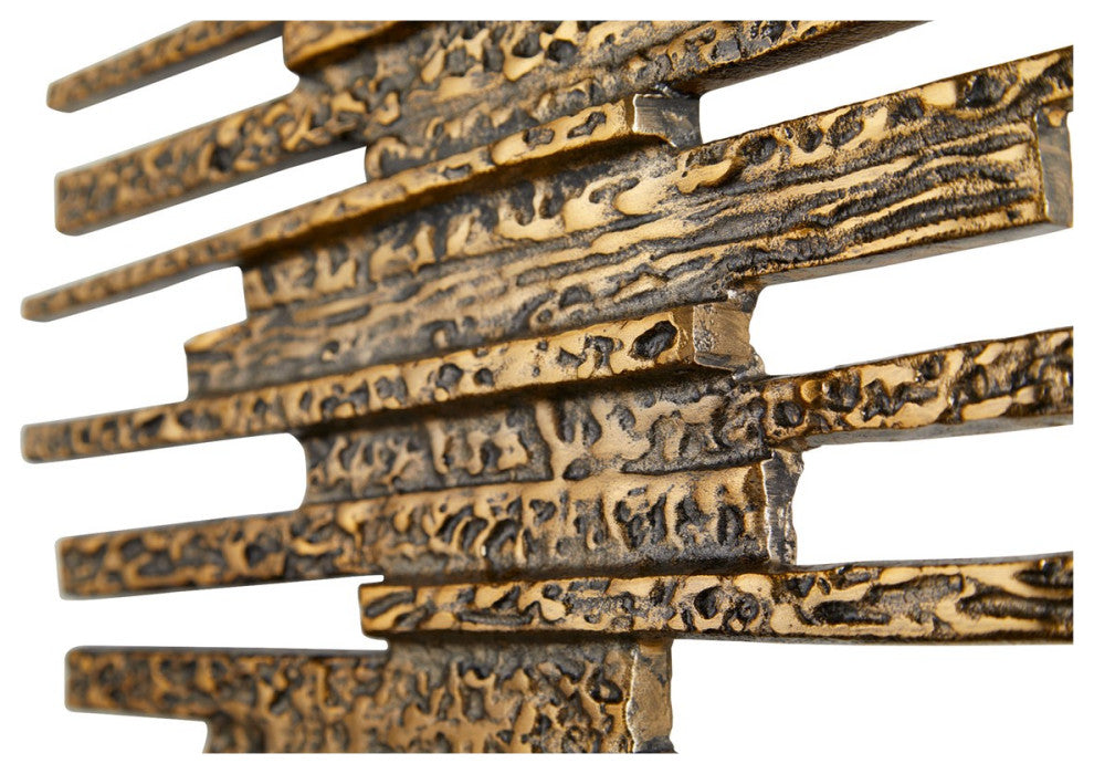 Cyan Medium Ledger Wall Decor 11311, Antique Brass