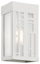 Malmo 1 Light Brushed Nickel Outdoor ADA Small Sconce
