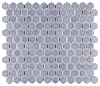 Hudson Hex Porcelain Mosaic Tile Sample